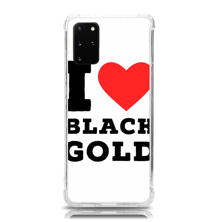 I love black gold Samsung Galaxy S20Plus 6.7 Inch TPU UV Case