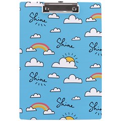 Sky-pattern A4 Acrylic Clipboard by Salman4z