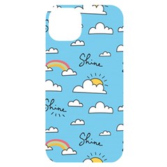 Sky-pattern Iphone 14 Plus Black Uv Print Case