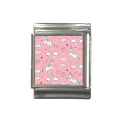 Cute-unicorn-seamless-pattern Italian Charm (13mm) by Salman4z