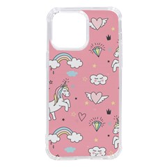 Cute-unicorn-seamless-pattern Iphone 14 Pro Max Tpu Uv Print Case by Salman4z