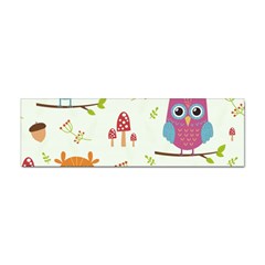 Forest-seamless-pattern-with-cute-owls Sticker Bumper (10 Pack) by Salman4z