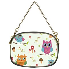 Forest-seamless-pattern-with-cute-owls Chain Purse (two Sides) by Salman4z