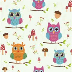 Forest-seamless-pattern-with-cute-owls Play Mat (rectangle) by Salman4z