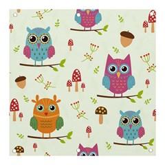 Forest-seamless-pattern-with-cute-owls Banner And Sign 3  X 3  by Salman4z