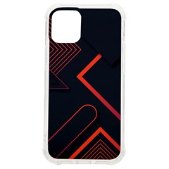 Gradient-geometric-shapes-dark-background-design Iphone 12 Mini Tpu Uv Print Case	 by Salman4z