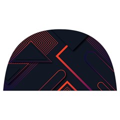 Gradient-geometric-shapes-dark-background-design Anti Scalding Pot Cap by Salman4z