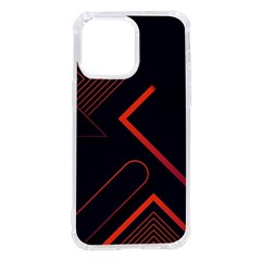 Gradient-geometric-shapes-dark-background-design Iphone 14 Pro Max Tpu Uv Print Case