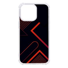 Gradient-geometric-shapes-dark-background-design Iphone 13 Pro Tpu Uv Print Case