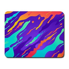 Multicolored-abstract-background Small Mousepad by Salman4z