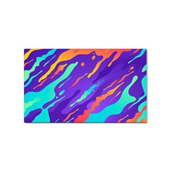 Multicolored-abstract-background Sticker Rectangular (10 Pack) by Salman4z