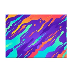 Multicolored-abstract-background Sticker A4 (10 Pack) by Salman4z