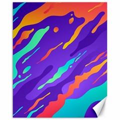 Multicolored-abstract-background Canvas 16  X 20  by Salman4z