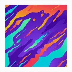 Multicolored-abstract-background Medium Glasses Cloth by Salman4z