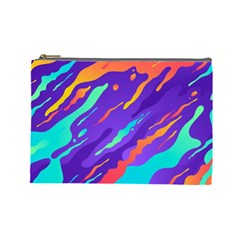 Multicolored-abstract-background Cosmetic Bag (large) by Salman4z