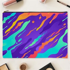 Multicolored-abstract-background Cosmetic Bag (xxxl) by Salman4z