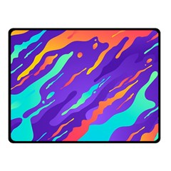 Multicolored-abstract-background Two Sides Fleece Blanket (small) by Salman4z