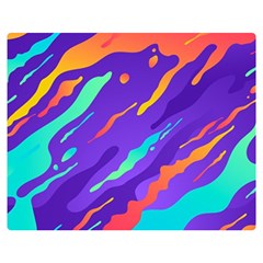 Multicolored-abstract-background Premium Plush Fleece Blanket (medium) by Salman4z