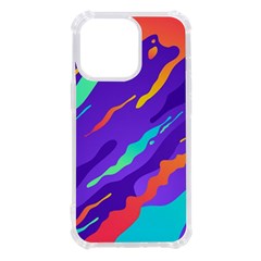 Multicolored-abstract-background Iphone 13 Pro Tpu Uv Print Case by Salman4z