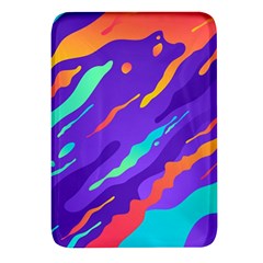 Multicolored-abstract-background Rectangular Glass Fridge Magnet (4 Pack) by Salman4z