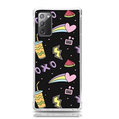 Cute-girl-things-seamless-background Samsung Galaxy Note 20 Tpu Uv Case by Salman4z