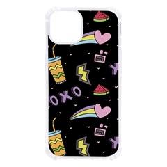 Cute-girl-things-seamless-background Iphone 13 Tpu Uv Print Case by Salman4z