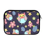 Owl-stars-pattern-background Apple MacBook Pro 17  Zipper Case Front