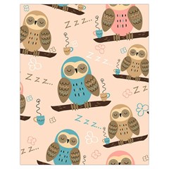 Seamless-pattern-owls-dream-cute-style-pajama-fabric Drawstring Bag (small) by Salman4z