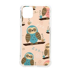 Seamless-pattern-owls-dream-cute-style-pajama-fabric Iphone 11 Pro Max 6 5 Inch Tpu Uv Print Case by Salman4z