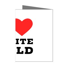 I Love White Gold  Mini Greeting Cards (pkg Of 8) by ilovewhateva