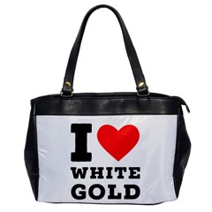 I Love White Gold  Oversize Office Handbag by ilovewhateva