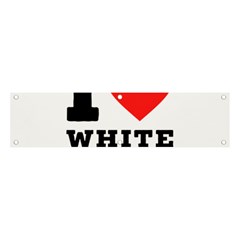 I Love White Gold  Banner And Sign 4  X 1  by ilovewhateva