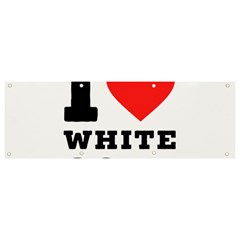 I Love White Gold  Banner And Sign 9  X 3  by ilovewhateva