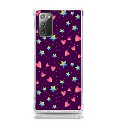 Colorful-stars-hearts-seamless-vector-pattern Samsung Galaxy Note 20 Tpu Uv Case by Salman4z