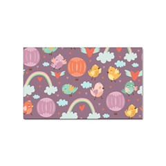 Cute-seamless-pattern-with-doodle-birds-balloons Sticker Rectangular (10 Pack) by Salman4z