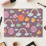 Cute-seamless-pattern-with-doodle-birds-balloons Cosmetic Bag (XL) Back