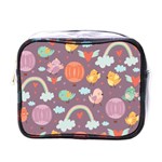 Cute-seamless-pattern-with-doodle-birds-balloons Mini Toiletries Bag (One Side) Front