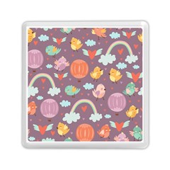 Cute-seamless-pattern-with-doodle-birds-balloons Memory Card Reader (square) by Salman4z