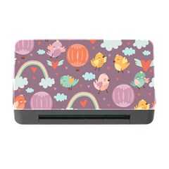 Cute-seamless-pattern-with-doodle-birds-balloons Memory Card Reader With Cf by Salman4z