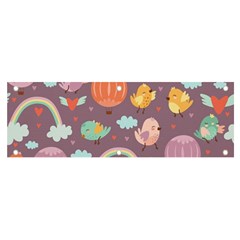 Cute-seamless-pattern-with-doodle-birds-balloons Banner And Sign 6  X 2  by Salman4z