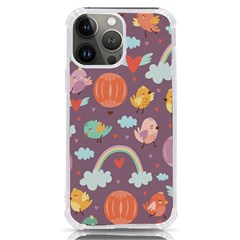 Cute-seamless-pattern-with-doodle-birds-balloons Iphone 13 Pro Max Tpu Uv Print Case