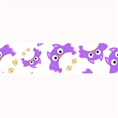 Purple-owl-pattern-background Large Bar Mat by Salman4z