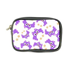 Purple-owl-pattern-background Coin Purse by Salman4z