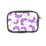 Purple-owl-pattern-background Coin Purse Back