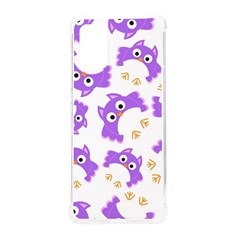 Purple-owl-pattern-background Samsung Galaxy S20plus 6 7 Inch Tpu Uv Case by Salman4z