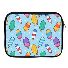 Cute-kawaii-ice-cream-seamless-pattern Apple Ipad 2/3/4 Zipper Cases by Salman4z