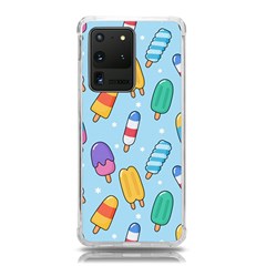 Cute-kawaii-ice-cream-seamless-pattern Samsung Galaxy S20 Ultra 6 9 Inch Tpu Uv Case by Salman4z