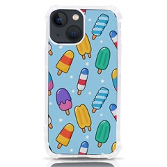 Cute-kawaii-ice-cream-seamless-pattern Iphone 13 Mini Tpu Uv Print Case by Salman4z