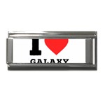 I love galaxy  Superlink Italian Charm (9mm) Front