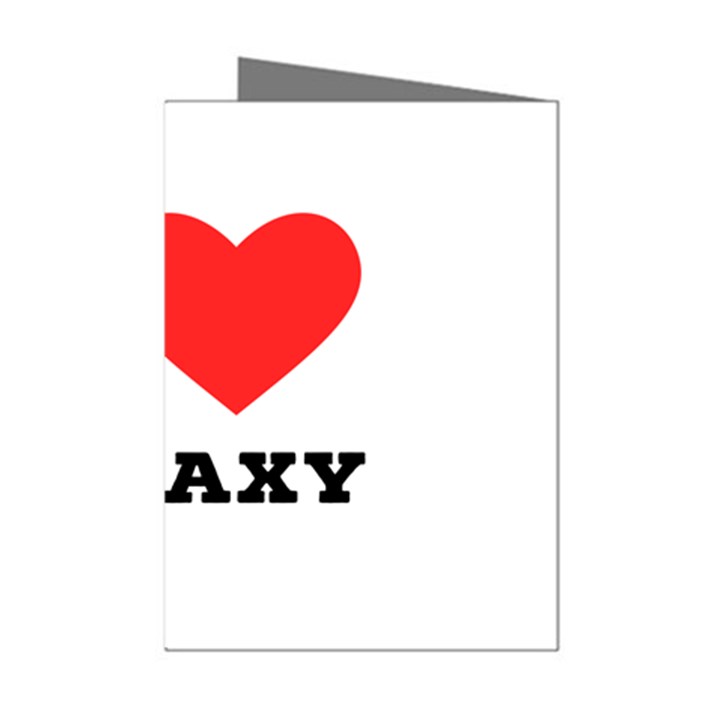 I love galaxy  Mini Greeting Cards (Pkg of 8)